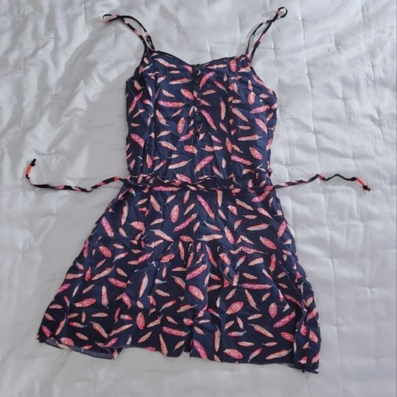 Aéropostale Tie waist Pleated Flare Skater Dress- XS - Picture 7 of 16